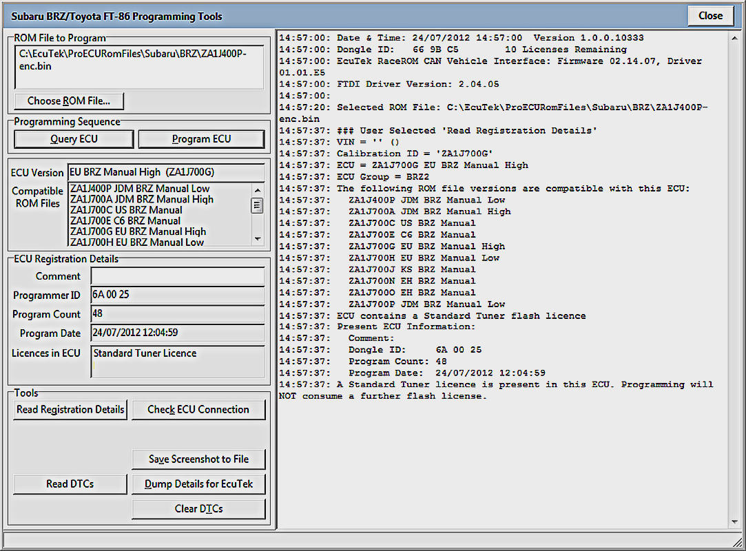 Automotive programming software for pc